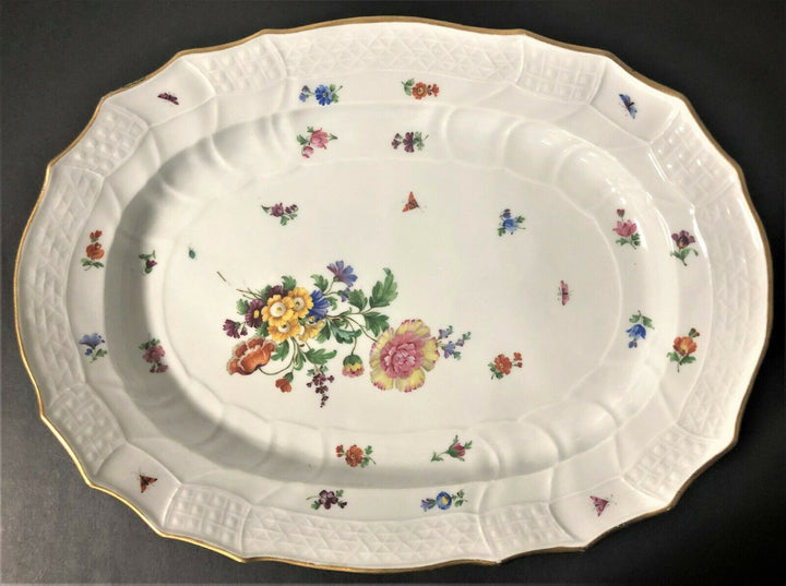 Large Original Meissen Insects / Bugs Serving Tray/Platter