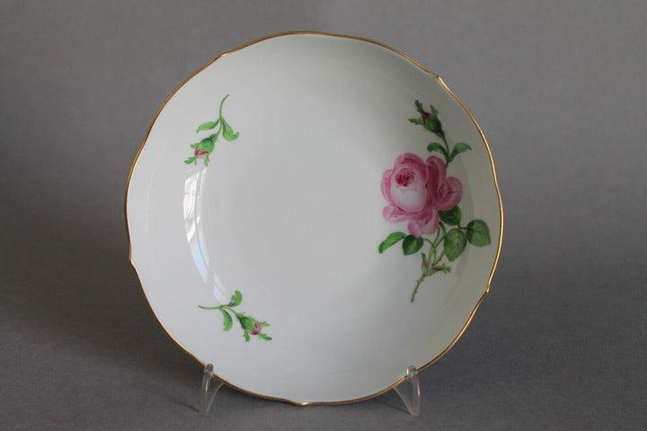 マイセン(Meissen) カップ・ソーサー・プレート ピンクローズ 金縁