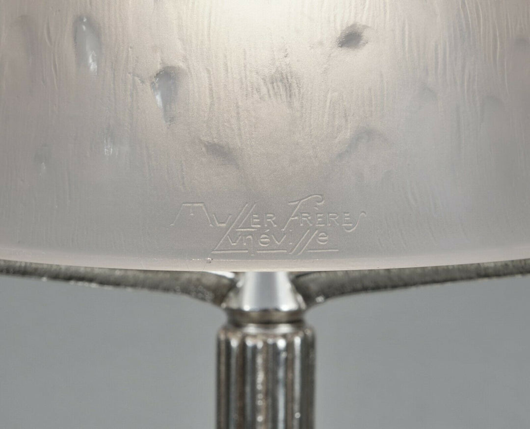 MULLER FRERES : FRENCH 1930 ART DECO LAMP .... sabino degue daum era 1925 France