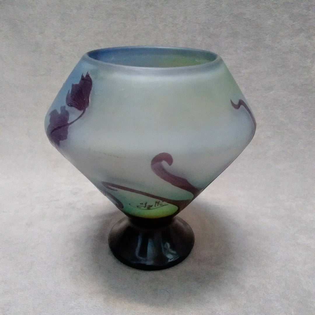 Gallé vase ancien french cameo glass