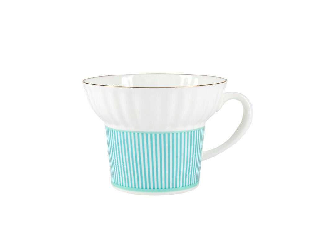 インペリアルポーセリン ティーカップ＆ソーサー  ジオメトリー "GEOMETRY" #3  ロモノーソフ  ボーンチャイナ