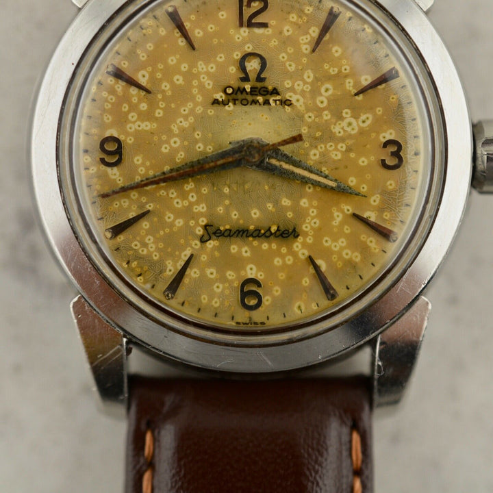 C.1954 ヴィンテージ オメガ シーマスター 腕時計 Cal. Ω 470 型番 2828-4 SC スチール製