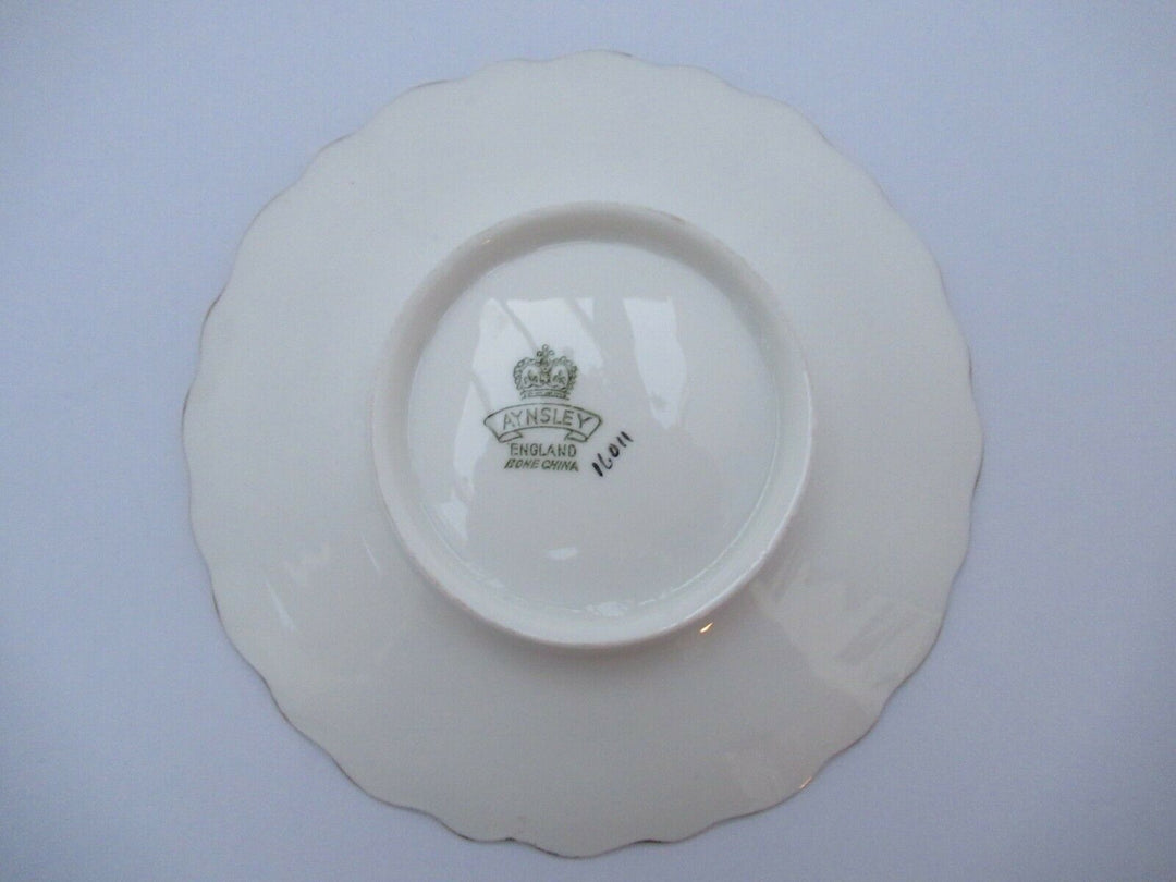 Aynsley Bone China Cup & Saucer/Silver Mount, Robert Pringle & Son, CHESTER 1909