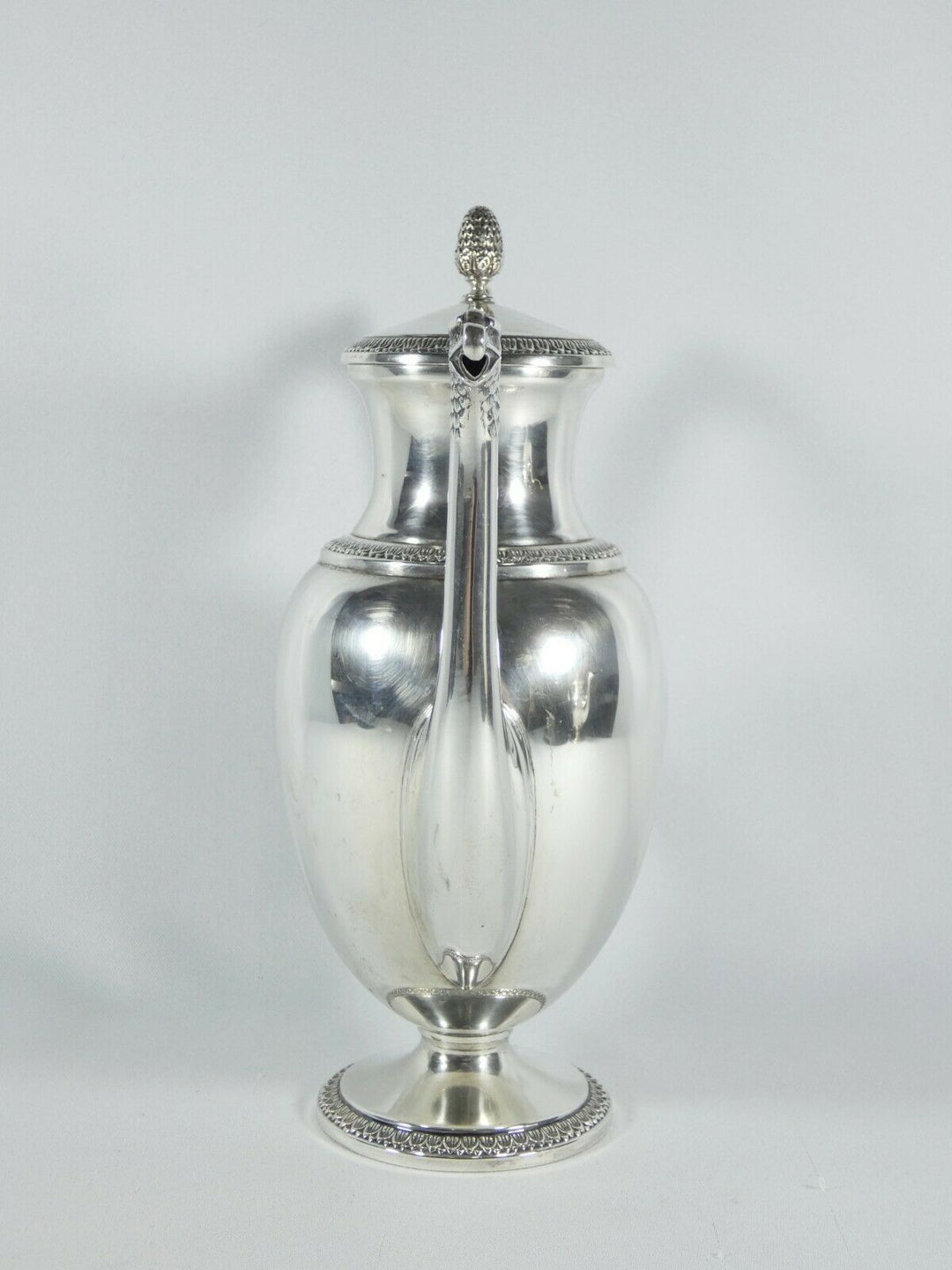 アンティークアール・デコ、イタリアン・シルバー800ティーポット、1940年頃