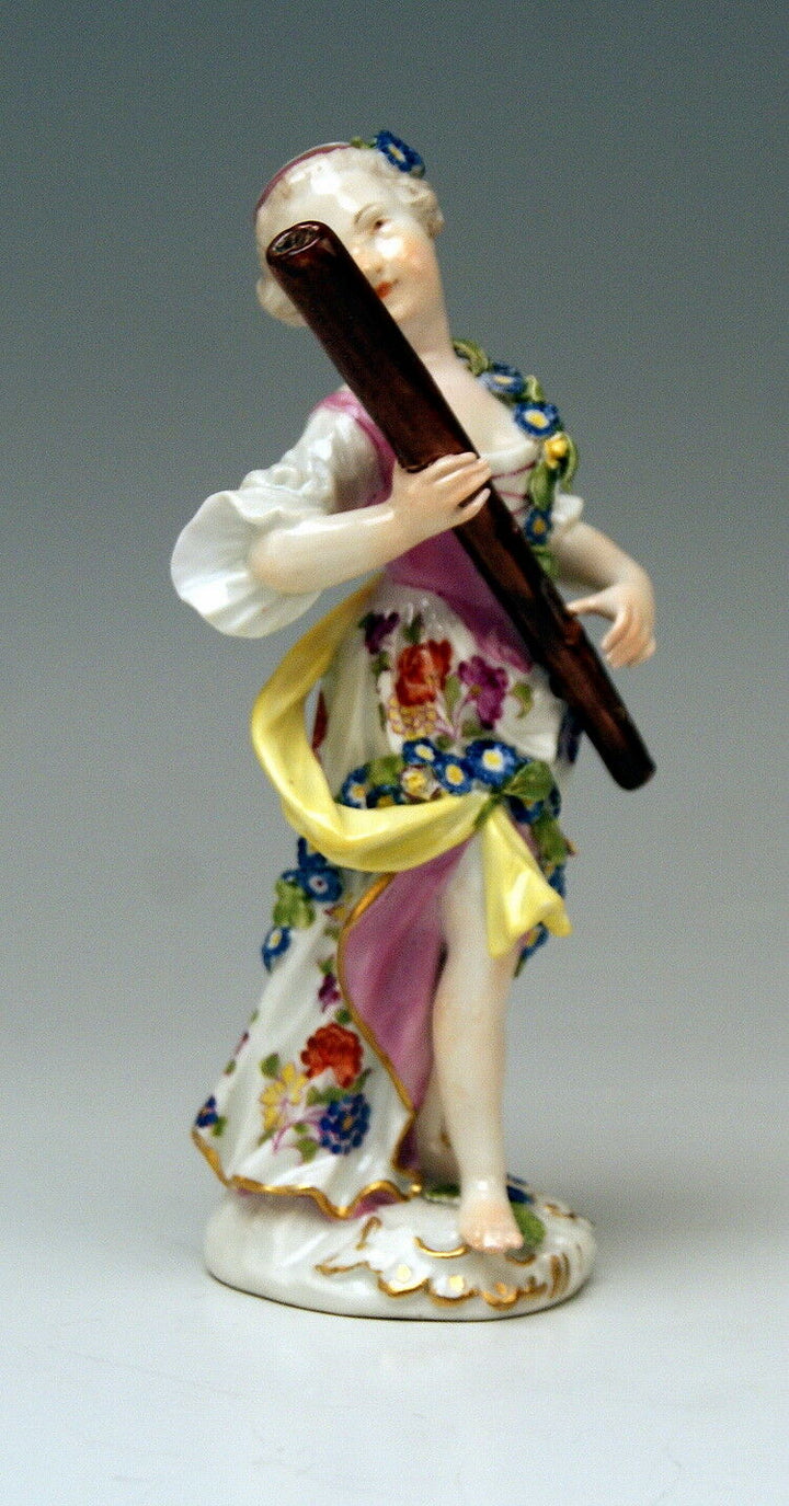 MEISSEN FIGUR マイセン MÄDCHEN MIT FAGOTT GIRL WITH BASSOON KAENDLER - UM 1770
