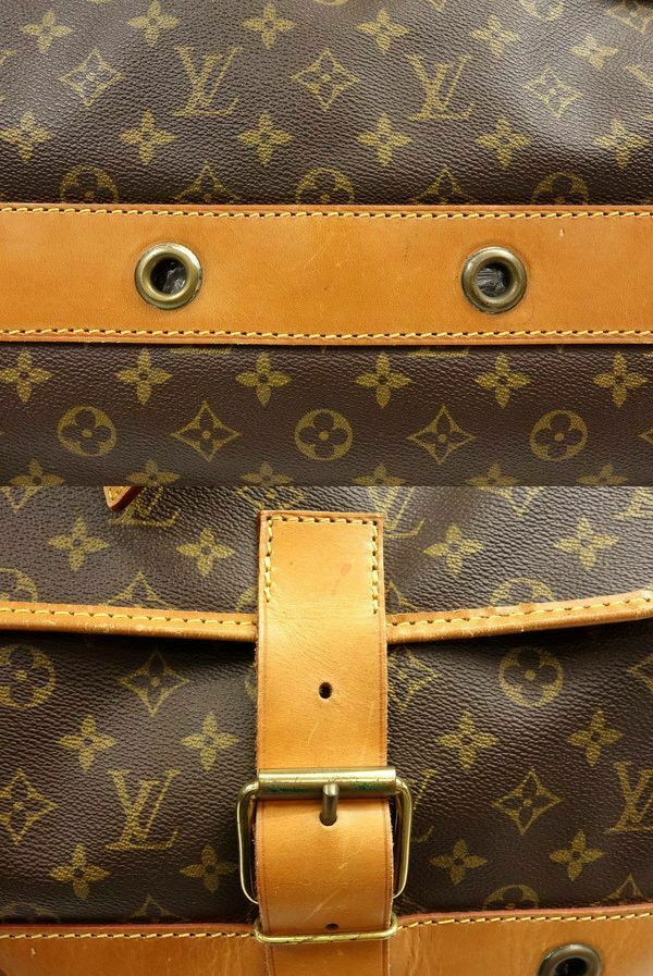 AUTH LOUIS VUITTON MONOGRAM Vintage SAC CHASSE HUNTING SHOULDER BAG LV