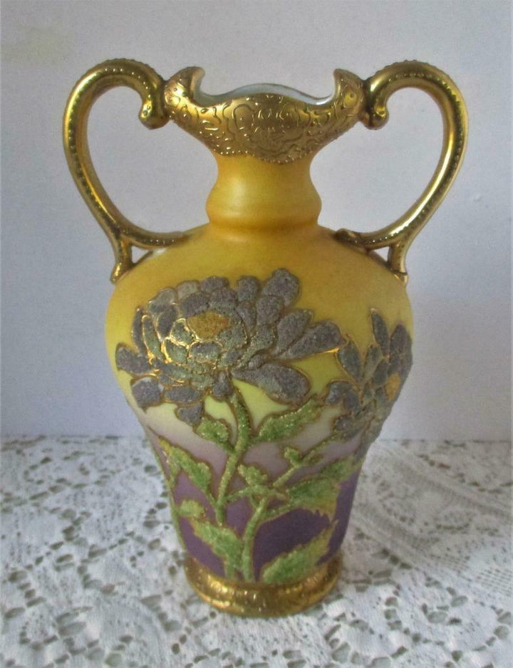 オールドノリタケ　コラレン　花瓶