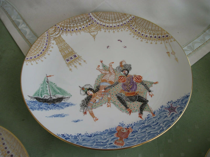 Schöner großer Meissen Wand-Teller in Dekor 1001 Nacht