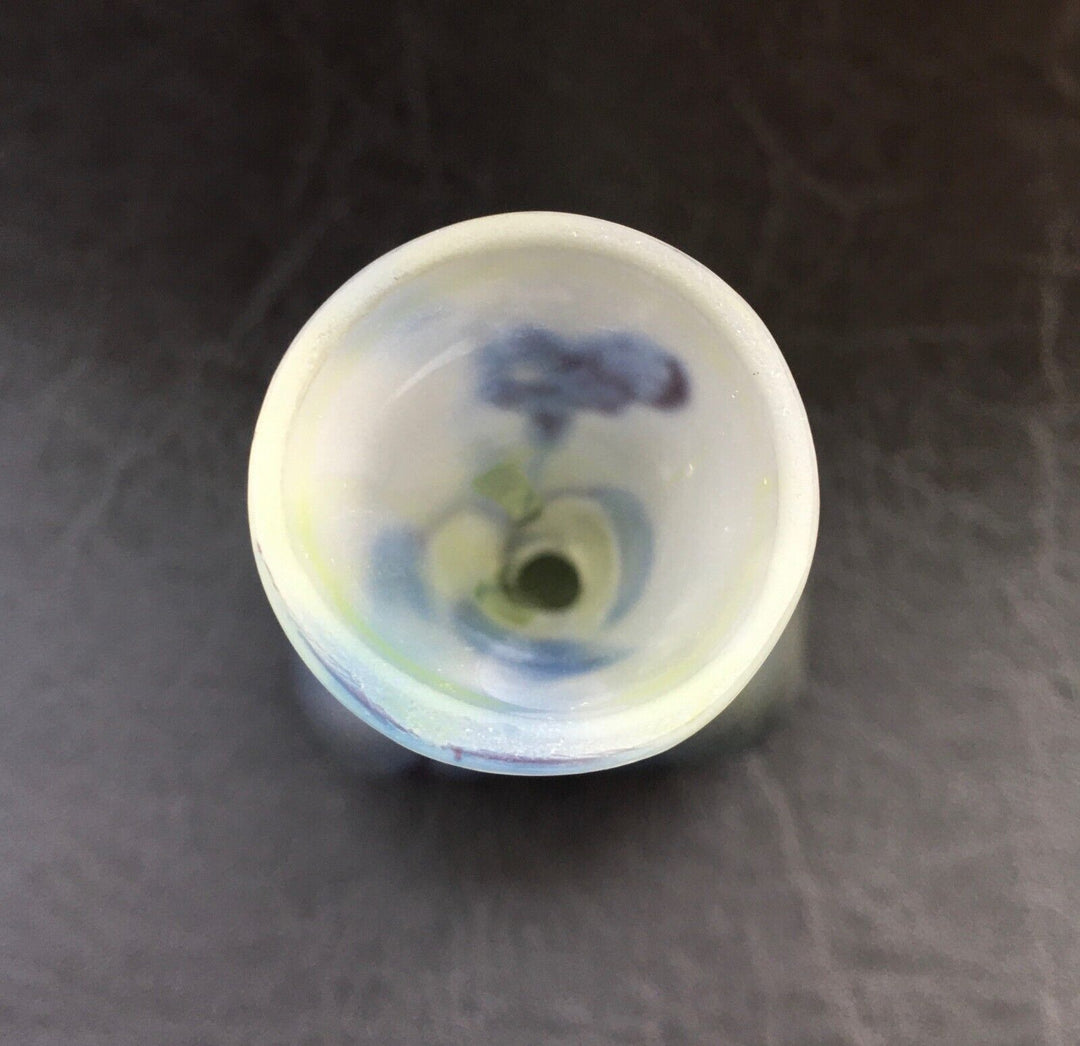 エミールガレ スミレの花のバンジョー型花瓶