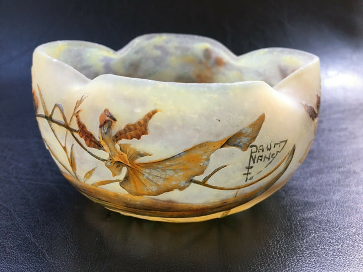 ドーム兄弟（ドームナンシー）蘭の花の器のサイン