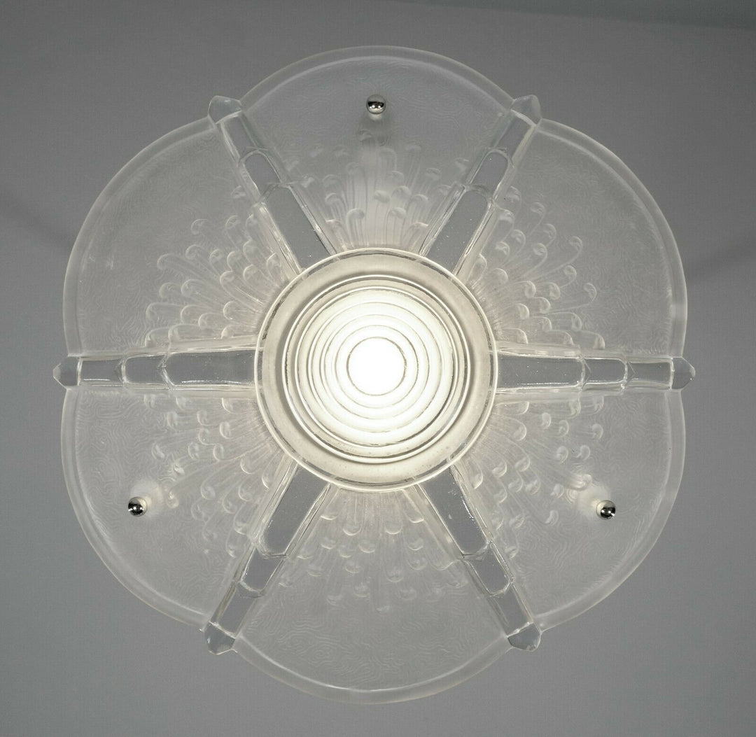 ミューラー兄弟　作：1930フランスアールデコ調シャンデリアランプ