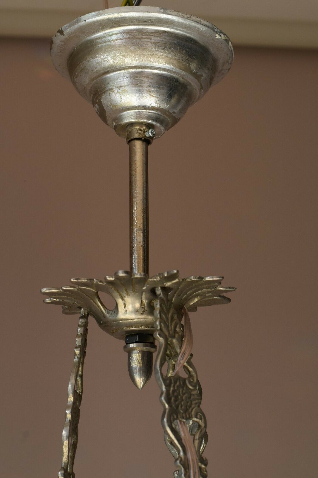French Empire Chandelier, Antique Style Vintage Hallway Lighting, Lamp Pendant