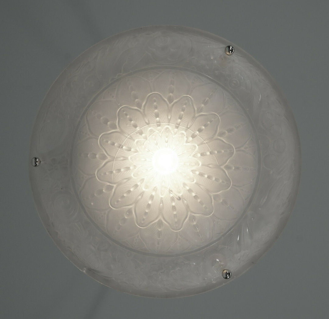 PETITOT : FRENCH 1930 ART DECO PENDANT . chandelier 1925 lamp muller era France