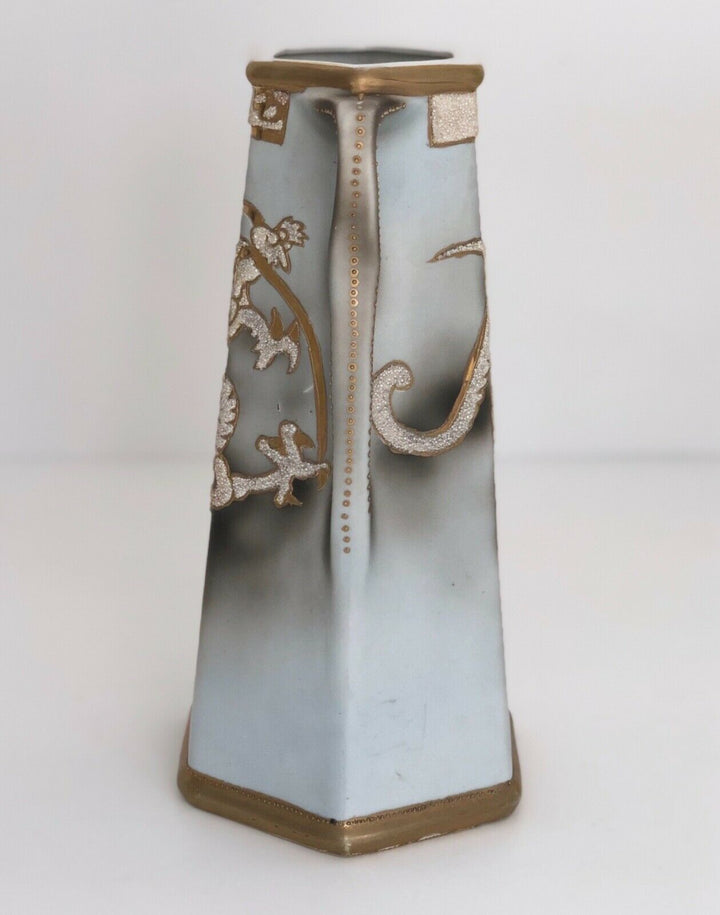 Art Nouveau Royal Nishiki Nippon Moriage Japanese Dragon Vase