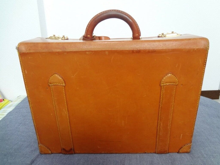 AUTH LOUIS VUITTON SPO Doctor Bag Travel Case Hand Bag Caramel Nomade