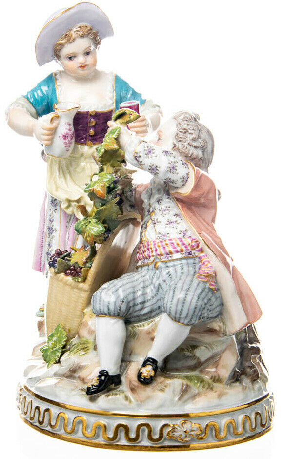 マイセン人形 フィギュリン 題名『秋の寓話』 アシエデザイン