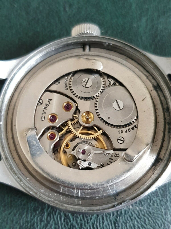 Vintage CYMA Dirty Dozen Military WW2 Watch. Swiss. Lovely Example.