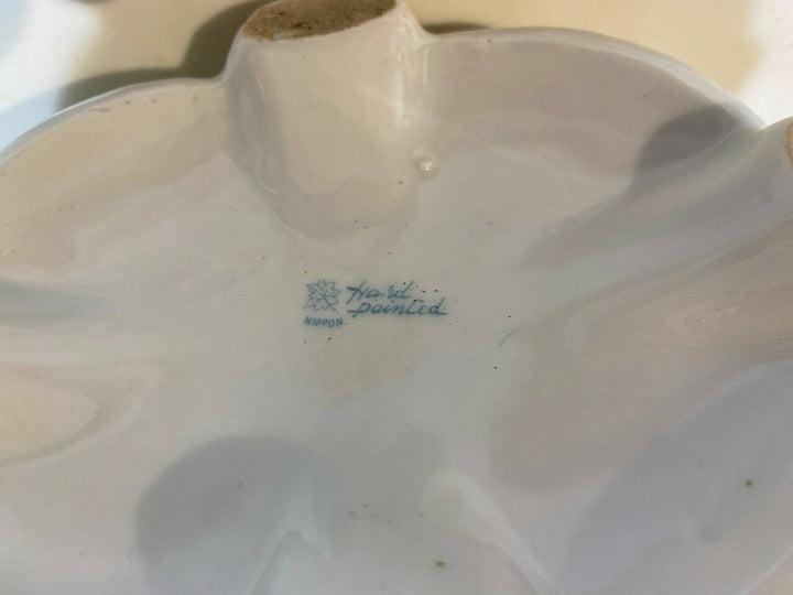 オールドノリタケ メイプルリーフ印 ピンクローズの花瓶