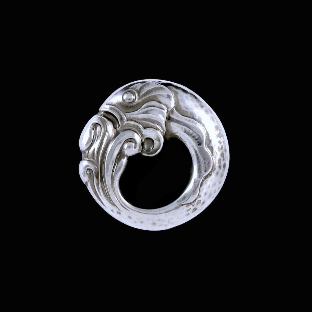 Georg Jensen. Sterling Silver Brooch #10 - Denmark.