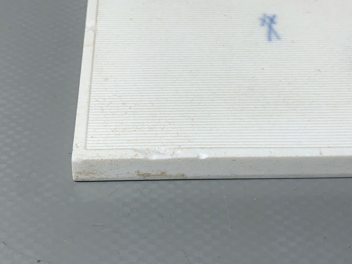 MEISSEN FLIESE KACHEL JAGD WILDSCHWEIN WILDMALEREI NACH RIDINGER 10x10cm 1.WAHL