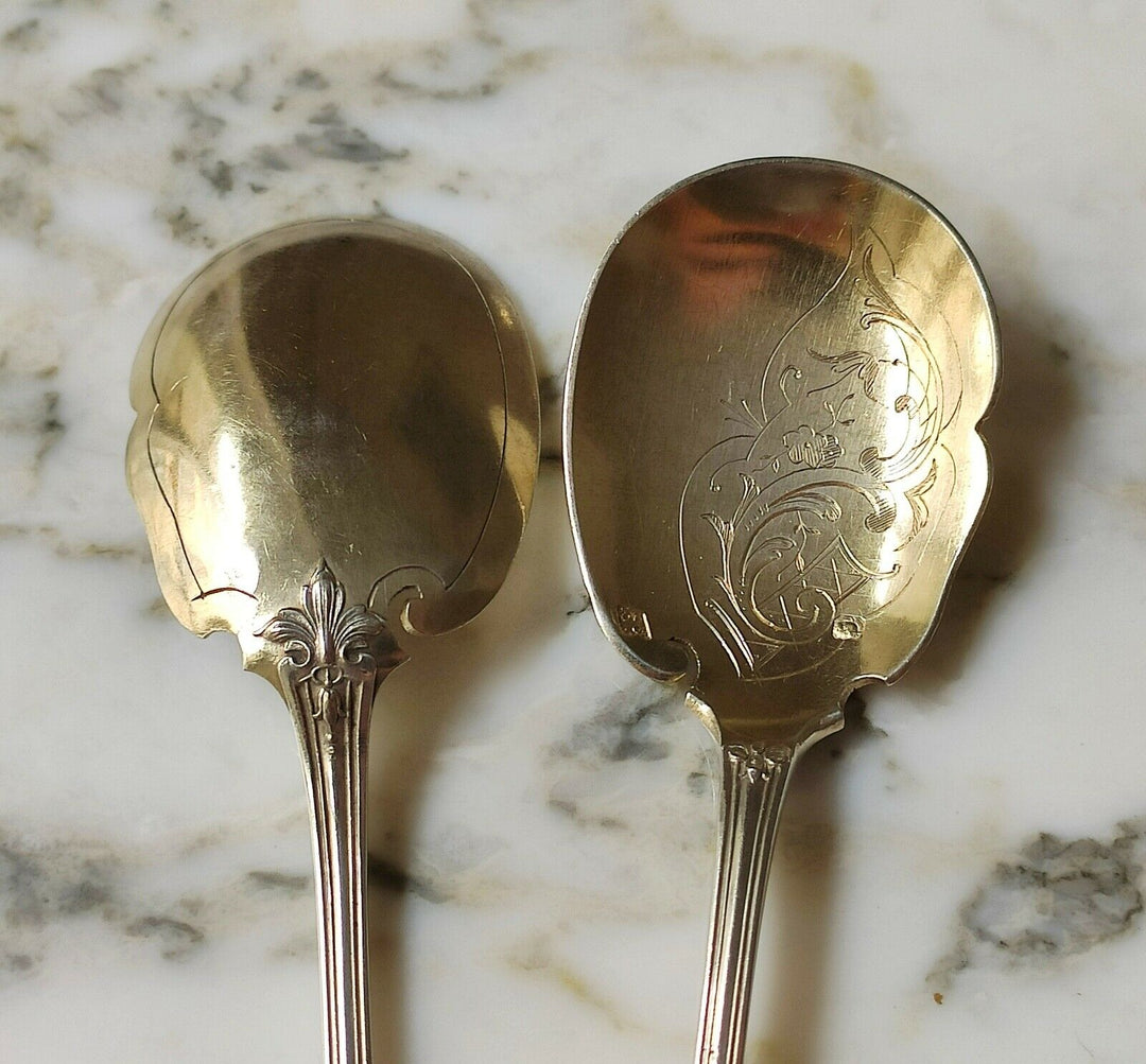 Rare service à glace argent et vermeil par Lapeyre / Puiforcat, st. art nouveau