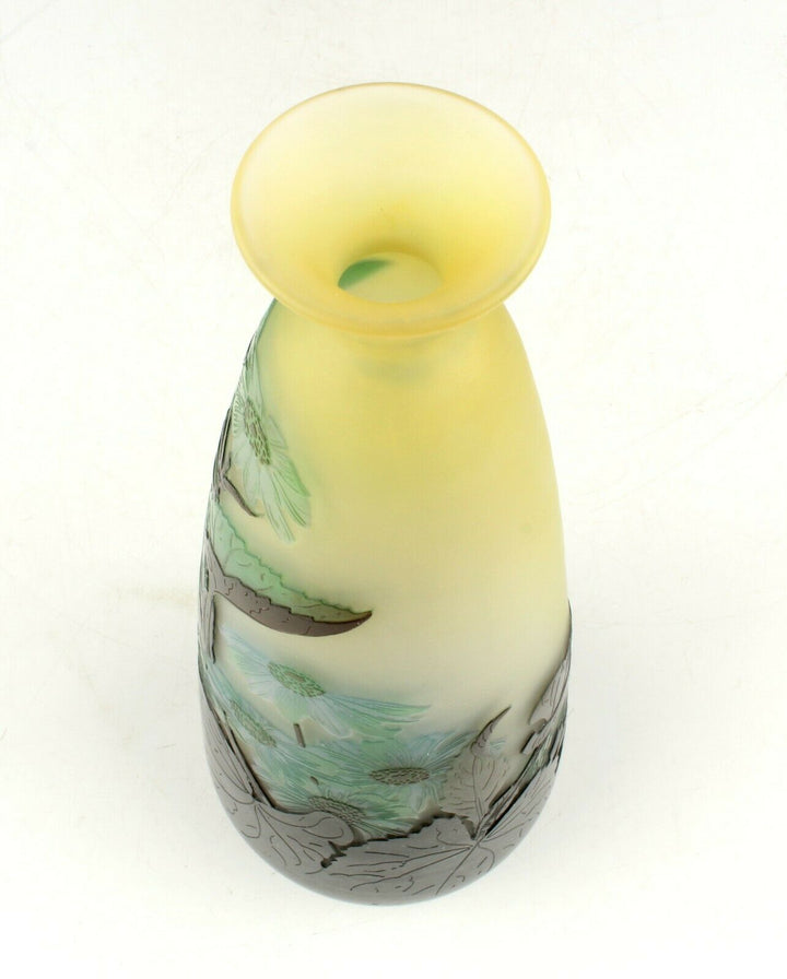 *Authentic Signed Emile Galle Art Nouveau Vase 11"