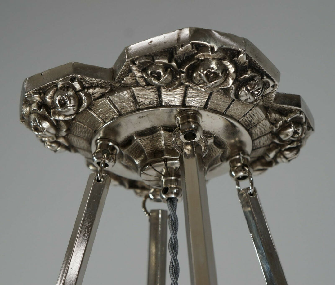 ミューラー兄弟　作：フランスアールデコ調シャンデリアランプ