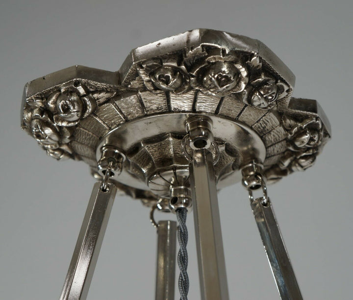 ミューラー兄弟　作：フランスアールデコ調シャンデリアランプ