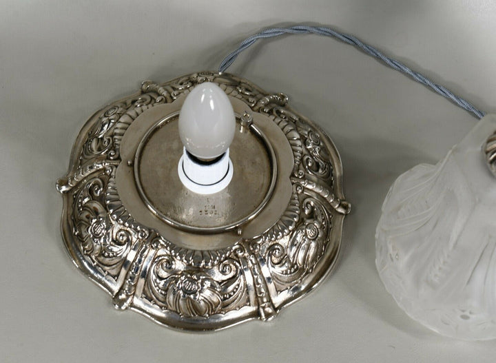 ミューラー兄弟&シェリエ・ベニュ　アールデコランプ　1930年　フランス製