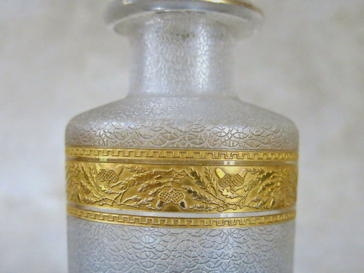 FLACON BACCARAT SAINT LOUIS, 2 très beaux flacons anciens, cristal, ART DÉCO .