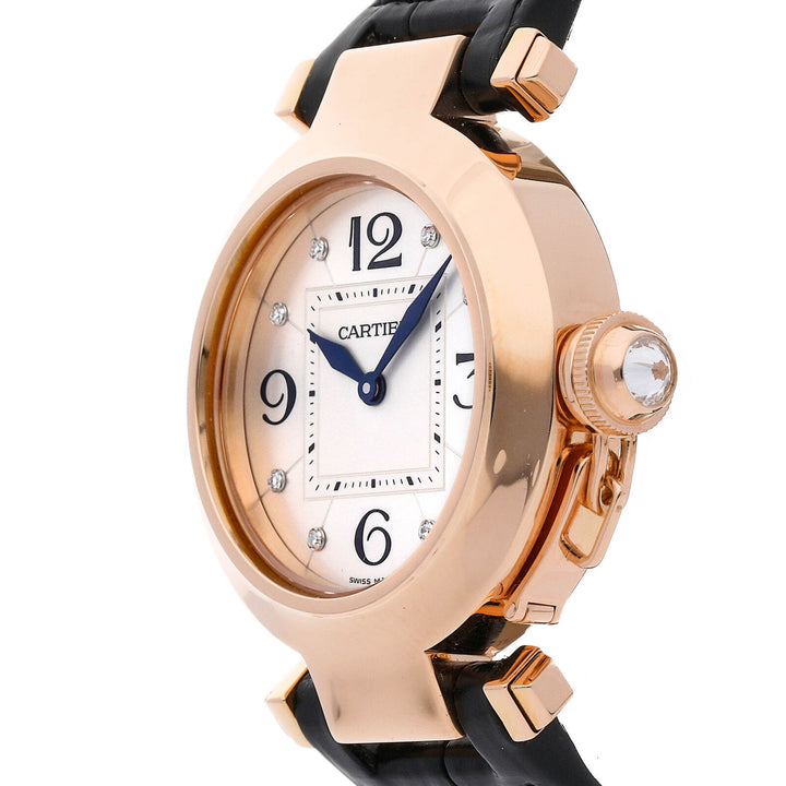 カルティエ パシャ 32mm ローズゴールド クオーツ式レディース腕時計