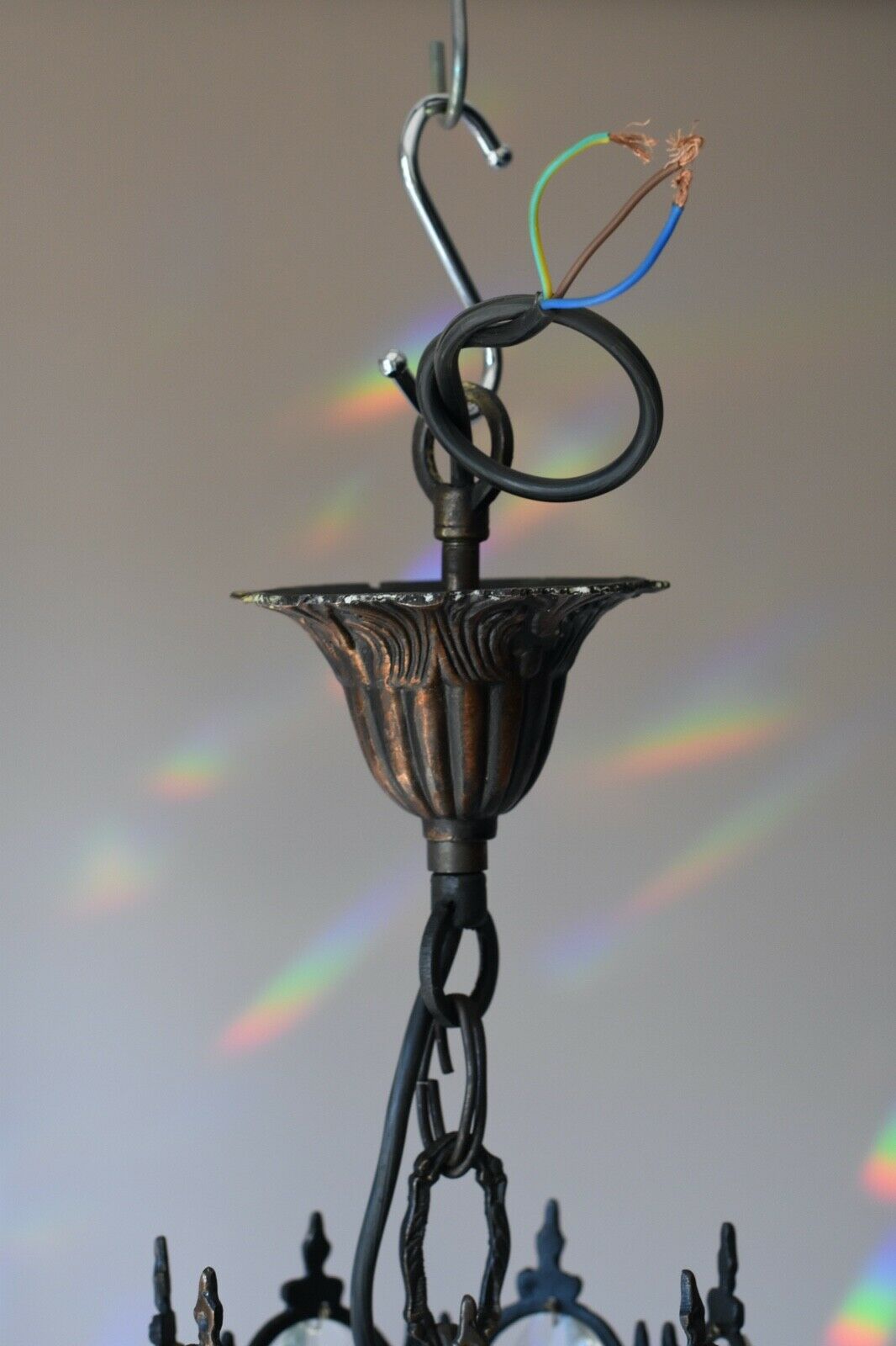 アンティーク/ヴィンテージクリスタルシャンデリア・フレンチシャンデリア、ランプ