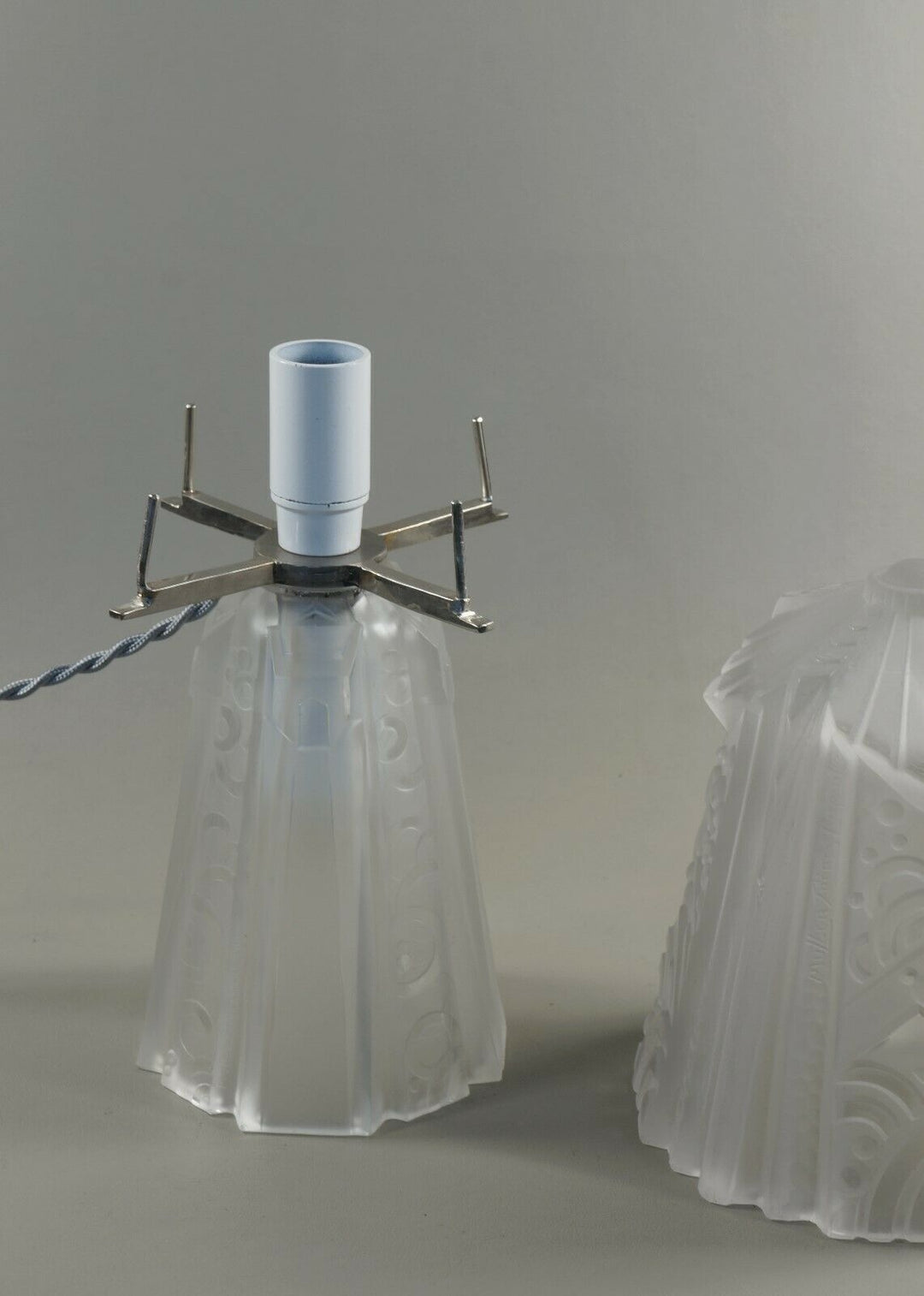 ミューラー兄弟　フランス　アールデコ調　マッシュルーム型ランプ　1930年