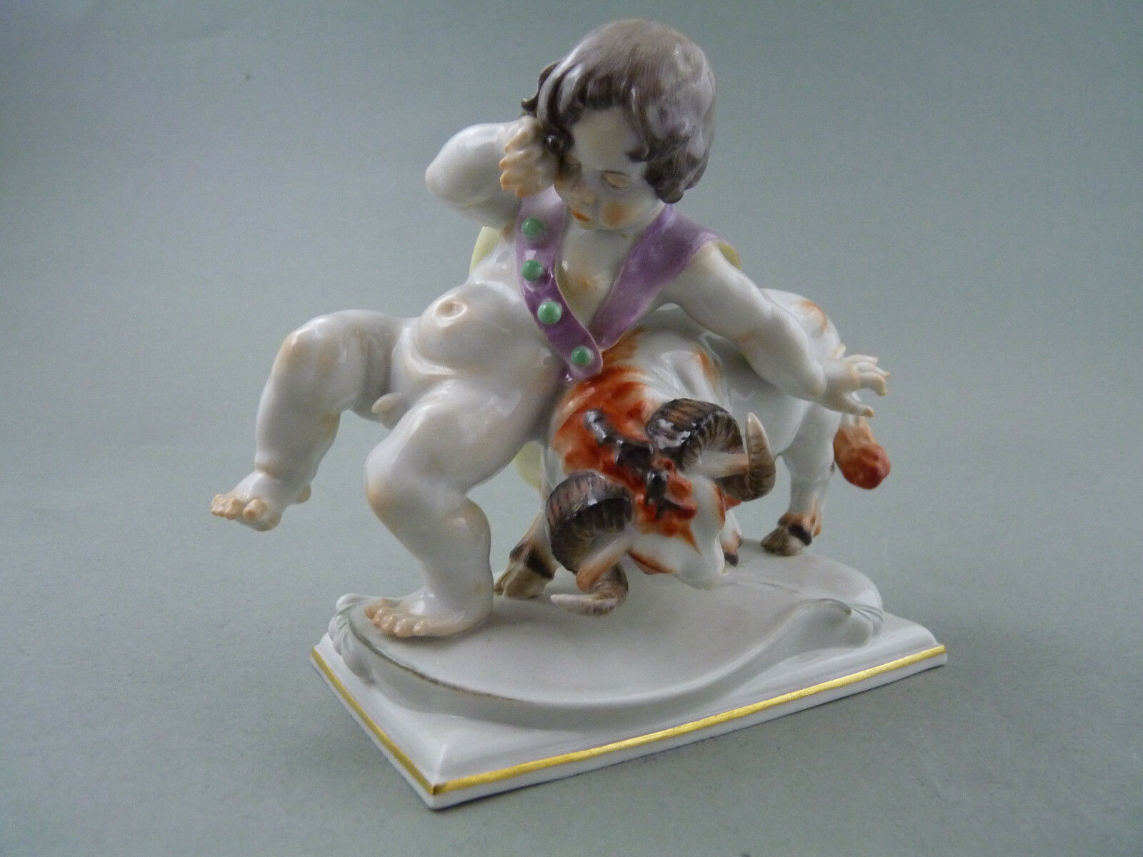 【美品】マイセン（人形）　アンティーク マイセン人形 トランプゲームフィギュア - 古好屋