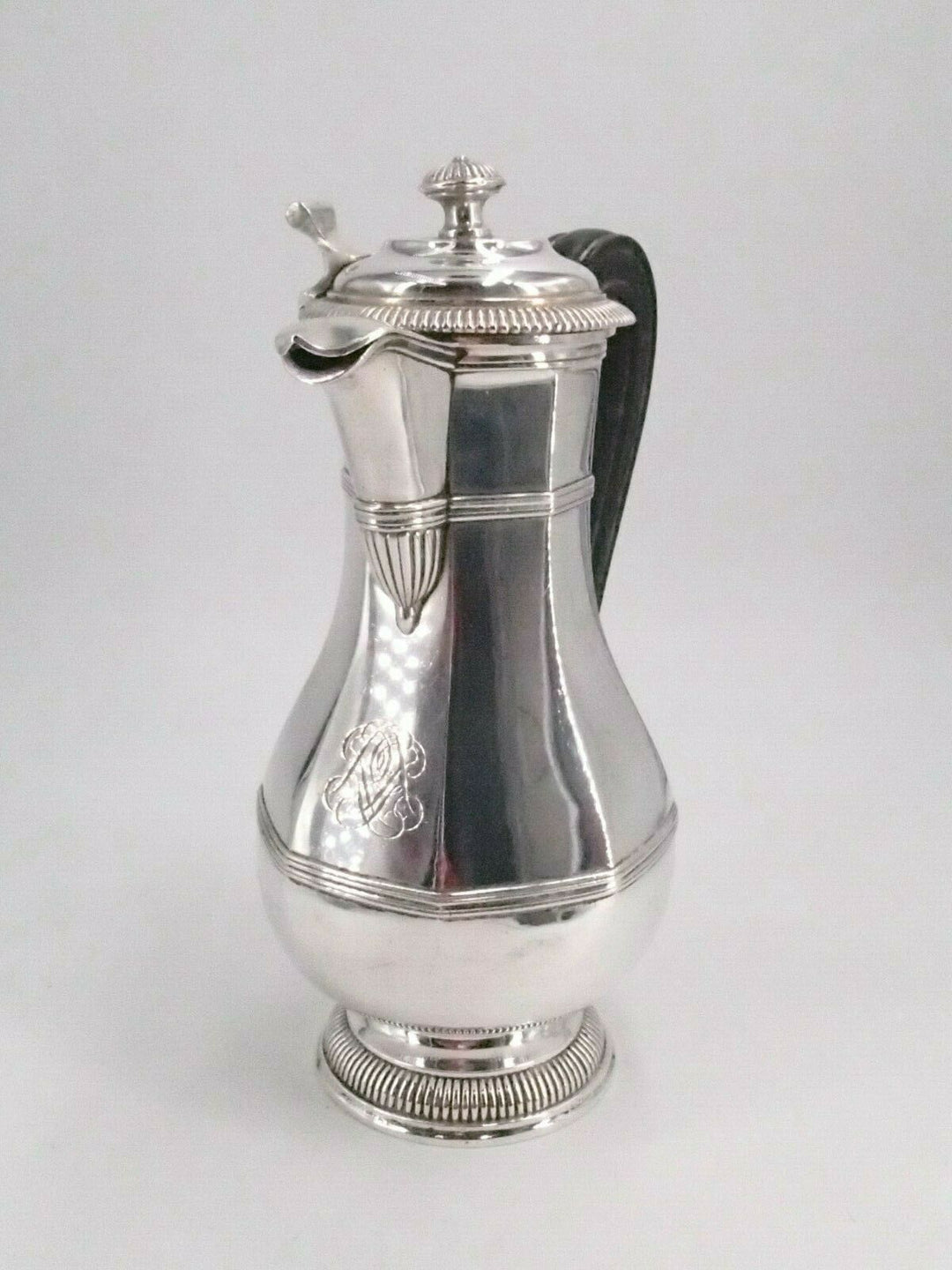 Cardeilhac belle cafetiere solid silver king post minerve 1 er title