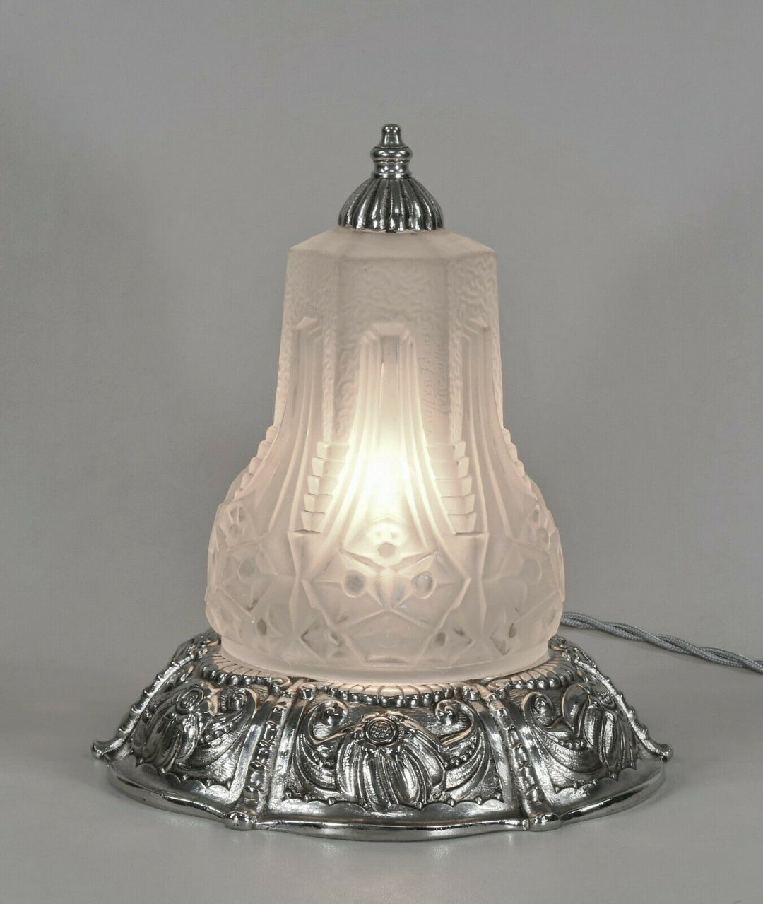 ミューラー兄弟&シェリエ・ベニュ　アールデコランプ　1930年　フランス製