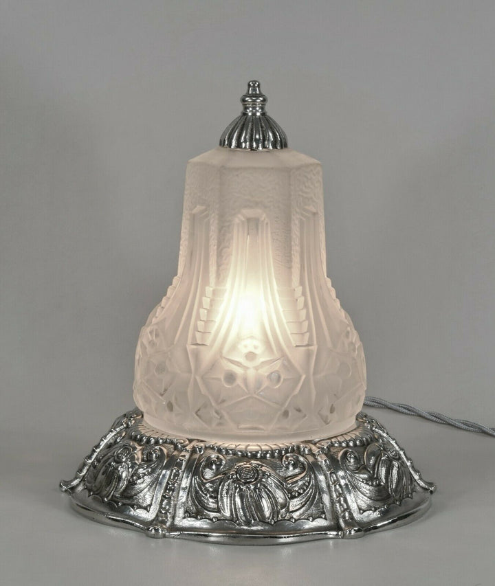 ミューラー兄弟&シェリエ・ベニュ　アールデコランプ　1930年　フランス製