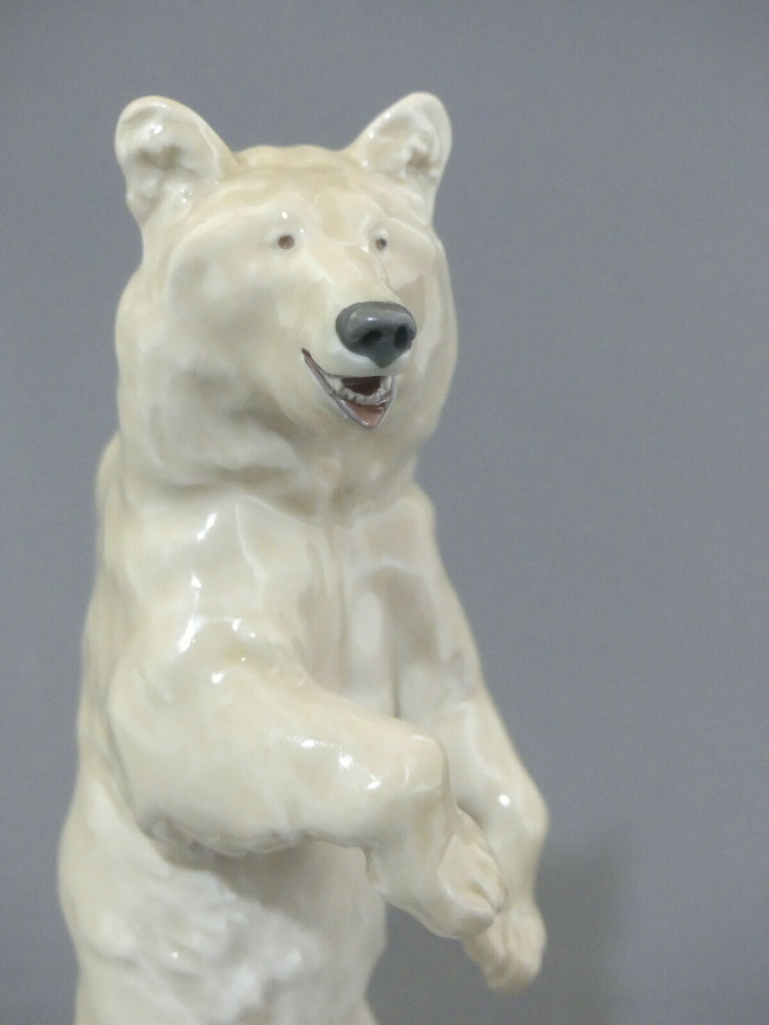 ⚔ Meissen Bär stehend Braunbär Figur V125 TOP 1.Wahl - Erich Hösel Pfeifferzeit