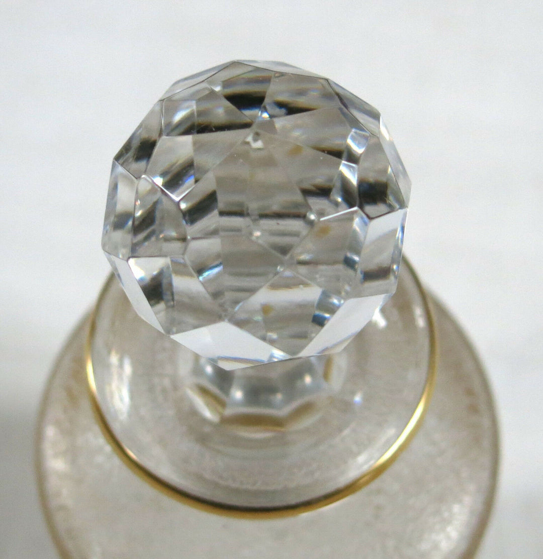 FLACON BACCARAT SAINT LOUIS, 2 très beaux flacons anciens, cristal, ART DÉCO .