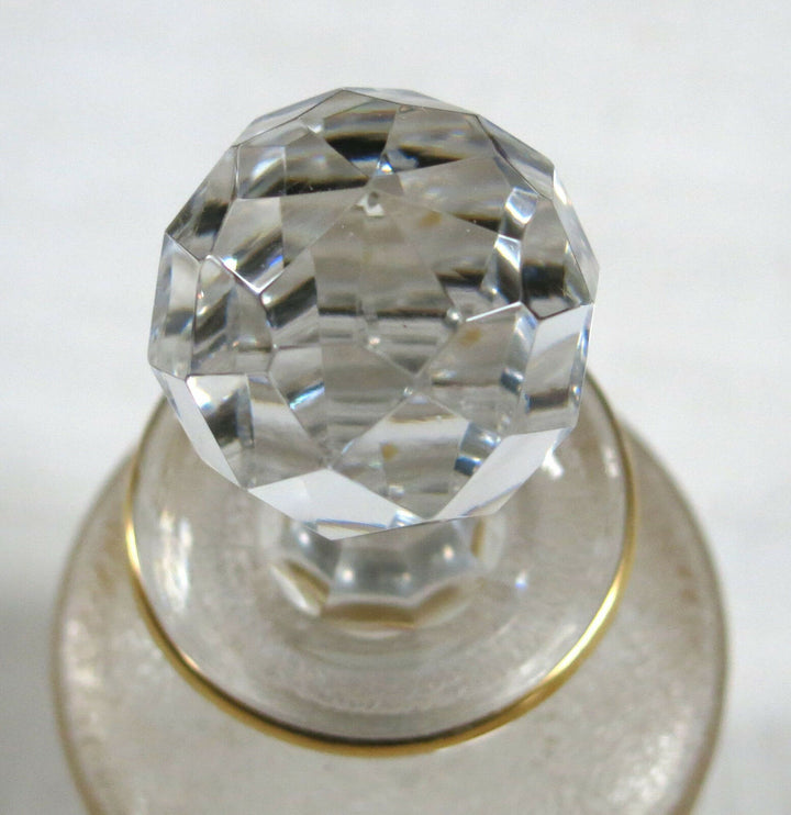 FLACON BACCARAT SAINT LOUIS, 2 très beaux flacons anciens, cristal, ART DÉCO .