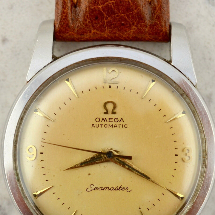 C.1954　ヴィンテージオメガ　自動式　シーマスターオートマティック　腕時計　CAL.Ω354　型番CK27675SC　スチール製