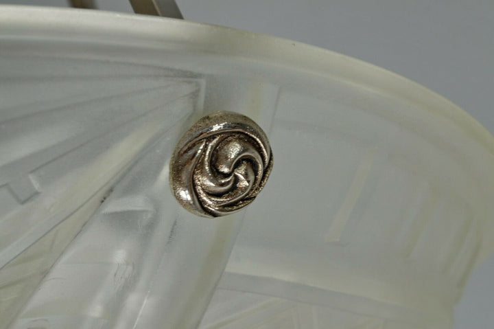 NOVERDY : FRENCH 1930 ART DECO PENDANT CHANDELIER ... suspension lamp muller era