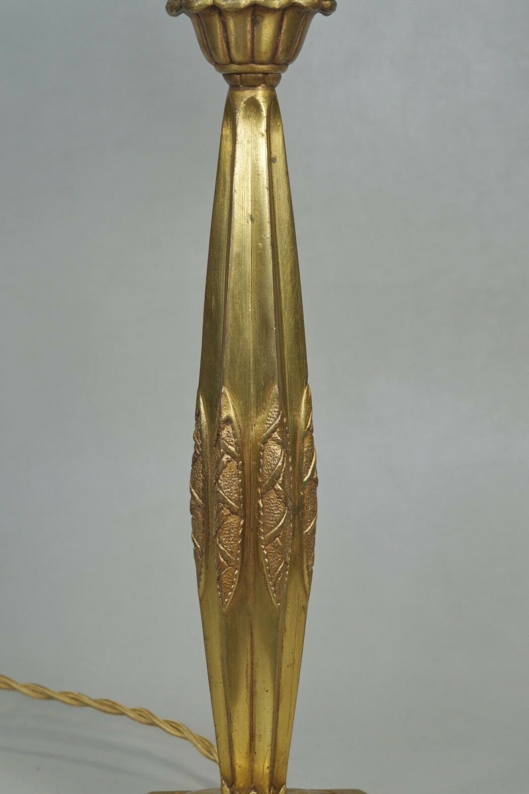 フランシス・ウーベン＆デュゲ(F.HUBENS & DEGUÉ) 1930年頃 アール・デコ調ランプ 大型