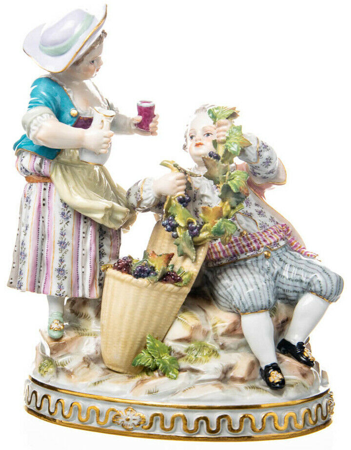 マイセン人形 フィギュリン 題名『秋の寓話』 アシエデザイン