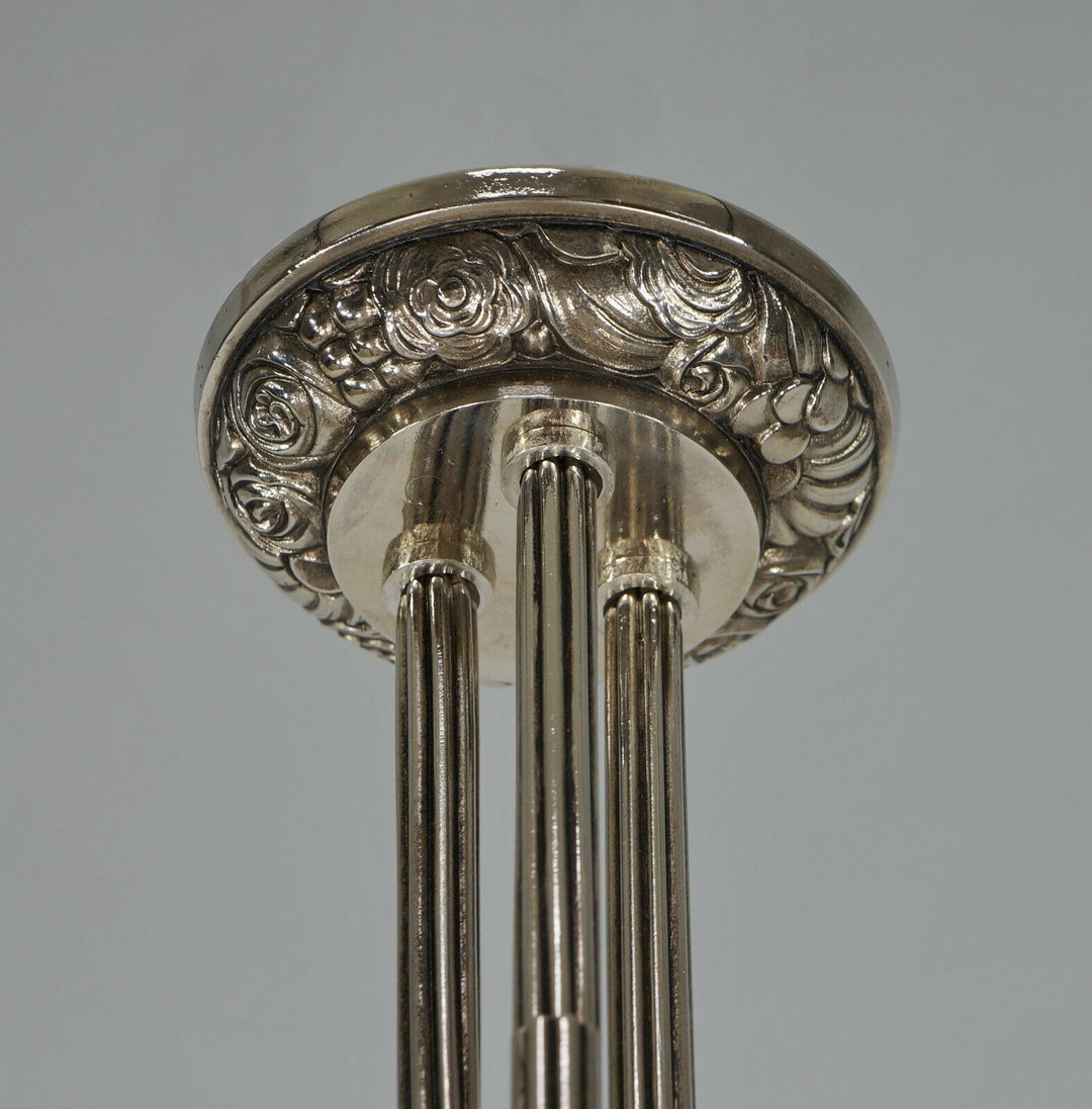 GAUTHIER EJG : 1930 FRENCH ART DECO LANTERN ...... lamp pendant France degué era