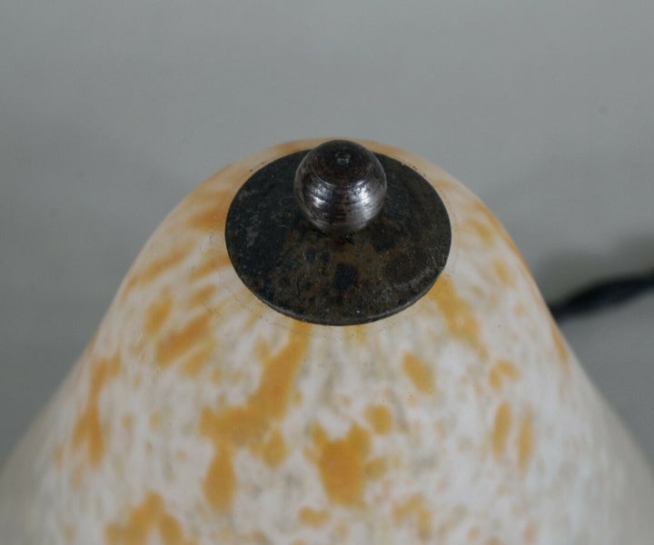 シュナイダー兄弟　小さなアールデコランプ　フランス製　錬鉄製　1925年　1930年