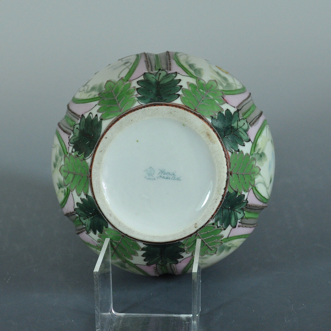 Morimura Nippon Hand Painted Humidor - Extravagantly Decorated - 1891-1911 Mark