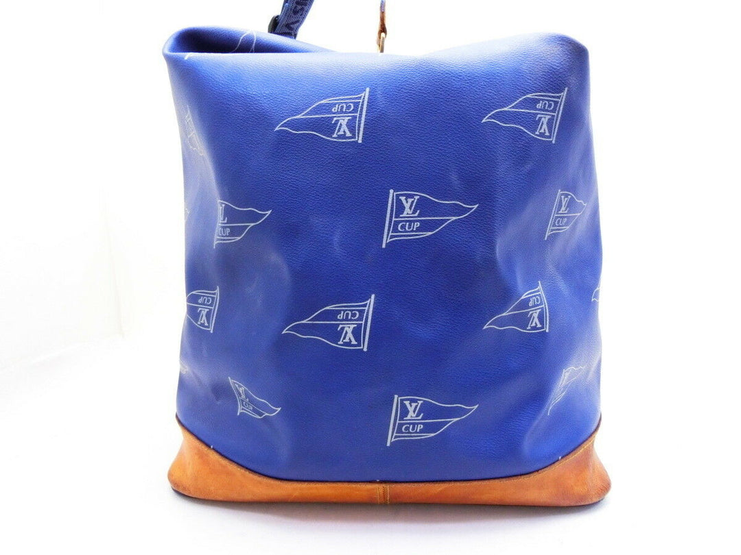 AUTH LOUIS VUITTON CUP 1992 BOSTON BLUE SAC MARIN LUGGAGE TRAVEL BAG LV36