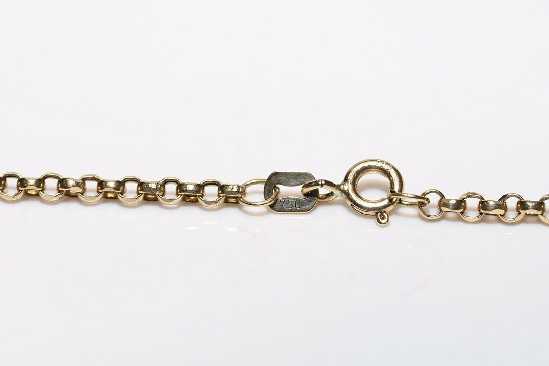 アンティーク ヴィクトリアン 18K 涙のモチーフ ナチュラルダイヤモンドのネックレス