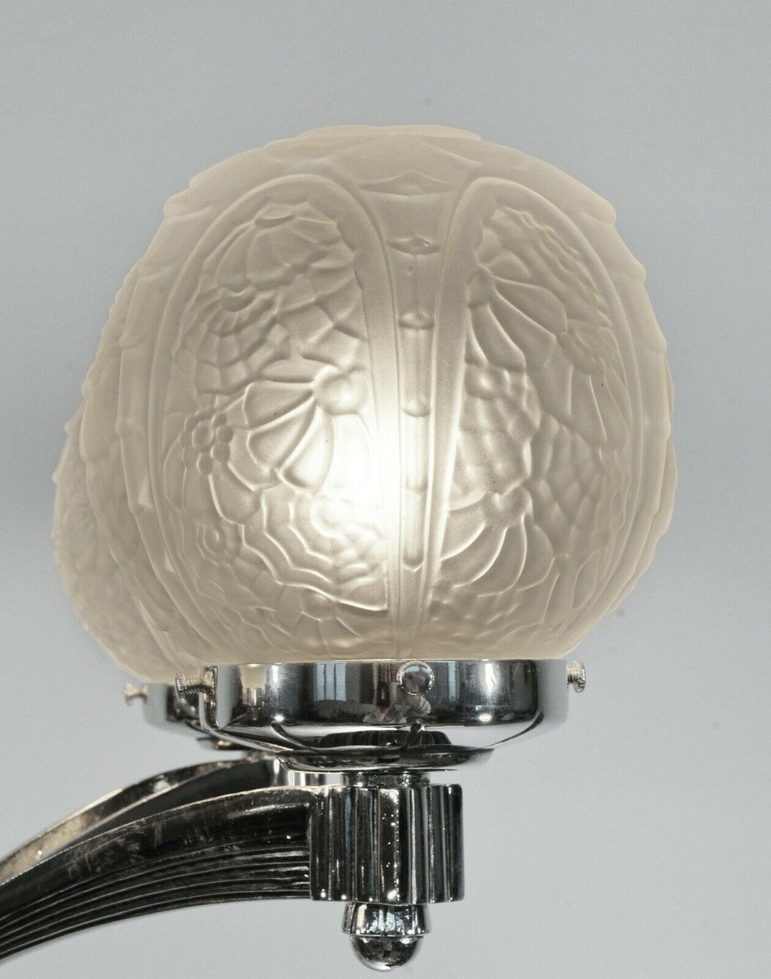 VANDAMME : FRENCH 1930 ART DECO CHANDELIER .......... lamp muller degue daum era